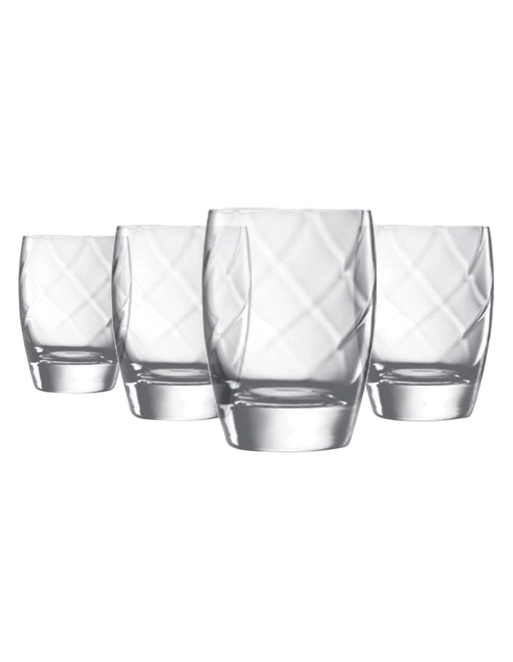 Luigi Bormioli Canaletto Short Tumbler Set of 4 3 Luigi Bormioli Canaletto Short Tumbler Set of 4 - Image 3