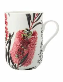 Maxwell & Williams Royal Botanic Garden Bottlebrush 300ml Mug Gift Boxed Mixed Colour