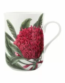 Maxwell & Williams Royal Botanic Garden Telopea 300ml Mug Gift Boxed Mixed Colour