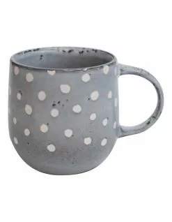 Salt&Pepper Naoko 380ml Mug Polka Grey