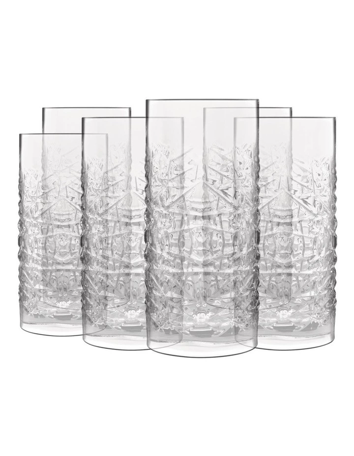 Luigi Bormioli Set of 6 480ml Textures Hi-Ball l Clear 3 Luigi Bormioli Set of 6 480ml Textures Hi-Ball l Clear - Image 3