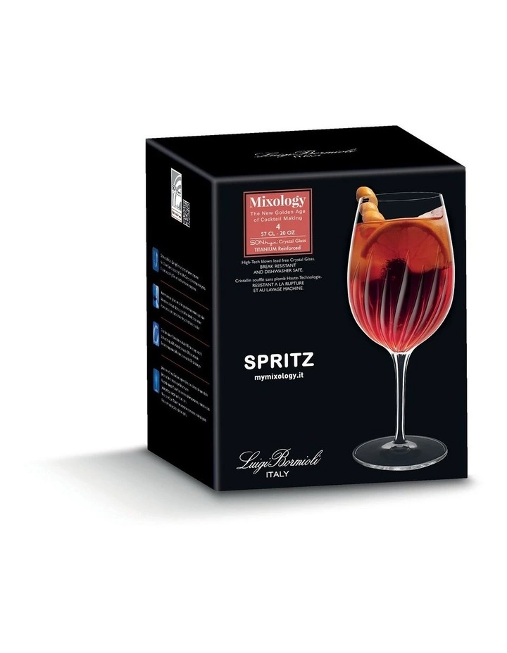 Luigi Bormioli Spritz 570ml Wine Glass Set of 4 4 Luigi Bormioli Spritz 570ml Wine Glass Set of 4 - Image 4