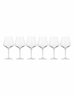 Krosno Avant Garde 6 Piece 460ml Wine Glass Gift Boxed