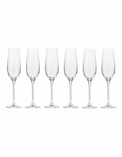 Krosno Harmony Set of 6 180ml Champagne Flute