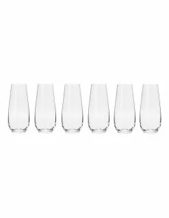 Krosno Harmony Set of 6 230ml Stemless Flute