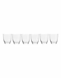 Krosno Harmony 6 Piece 390ml Tumbler Set Gift Boxed