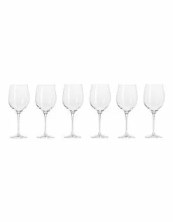 Krosno Harmony 450ml Wine Glass 6pc Gift Box Set