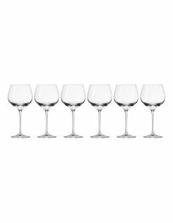 Krosno Harmony 6 Piece 570ml Wine Glass Gift Boxed