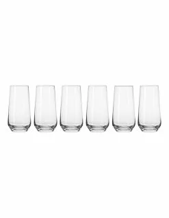 Krosno Splendour 6 Piece 480ml Hiball Set Gift Boxed
