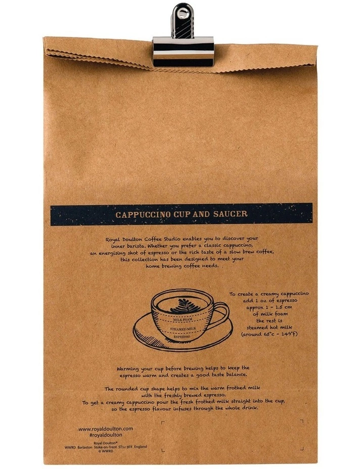 Royal Doulton Coffee Studio Cappuccino Cup & Saucer Set 3 Royal Doulton Coffee Studio Cappuccino Cup & Saucer Set - Image 3