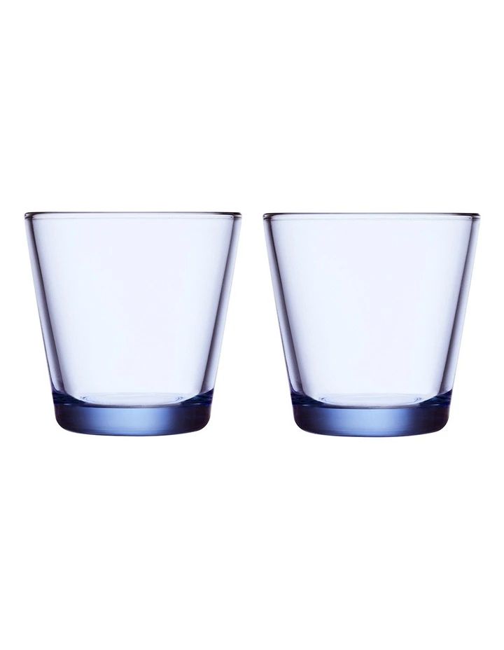 IITTALA Kartio Set of 2 Tumbler Aqua 1 IITTALA Kartio Set of 2 Tumbler Aqua