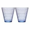IITTALA Kastehelmi Set of 2 Tumbler Aqua