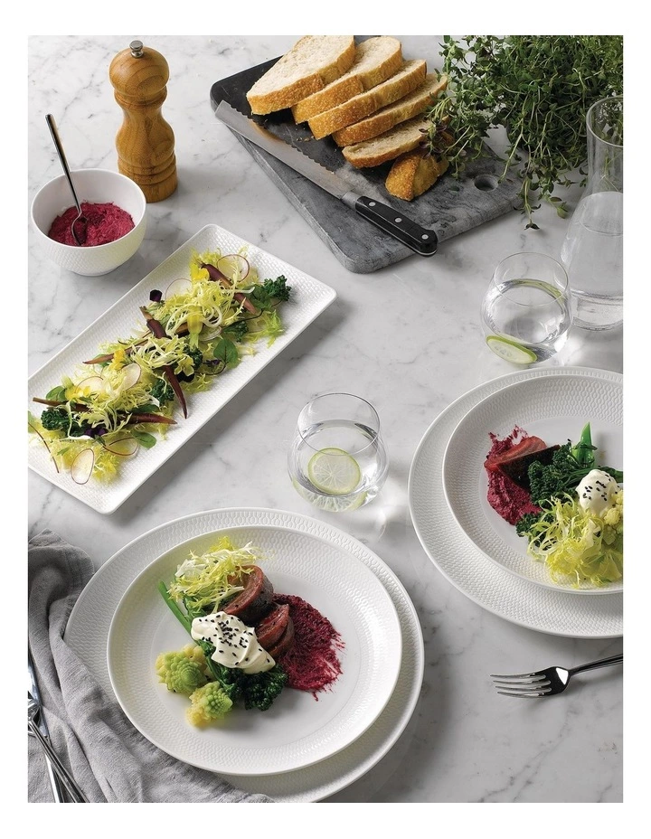 Wedgwood Gio 17cm Coupe Plate White 2 Wedgwood Gio 17cm Coupe Plate White - Image 2