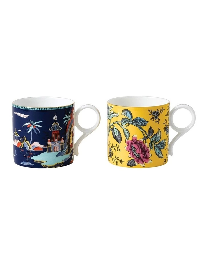 Wedgwood Wonderlust Set of 2 Large Mugs 1 Wedgwood Wonderlust Set of 2 Large Mugs
