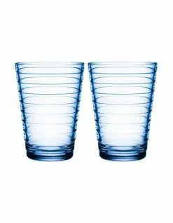 IITTALA Aino Aalto Set of 2 Highball Aqua