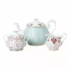 Royal Albert Modern Vintage Teapot, Cream and Sugar
