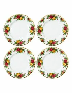 Royal Albert Old Country Roses Plate 20cm (Set of 4)