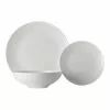 Maxwell & Williams White Basics 12 Piece Tribeca Coupe Dinner Set White