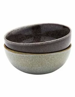 Salt&Pepper TOYKO 20x8cm Set of 2 Bowls Blue/Charcoal