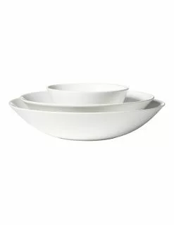 Wedgwood Vera Wang Vera Perfect Set of 3 Nesting Bowl White