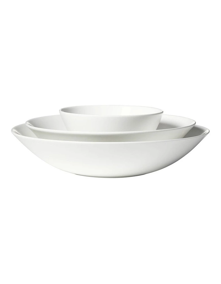 Wedgwood Vera Wang Vera Perfect Set of 3 Nesting Bowl White 1 Wedgwood Vera Wang Vera Perfect Set of 3 Nesting Bowl White