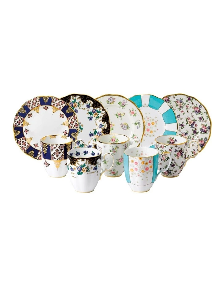 Royal Albert 100 Years 1900 1940 Mug & 20cm Plate Set 1 Royal Albert 100 Years 1900 1940 Mug & 20cm Plate Set
