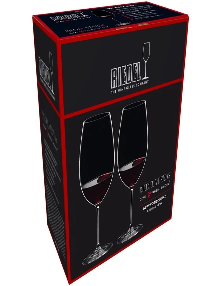 RIEDEL Veritas New World Shiraz Glass Set Of 2 2 RIEDEL Veritas New World Shiraz Glass Set Of 2 - Image 2