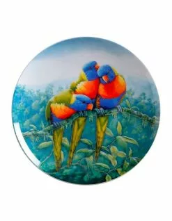 Maxwell & Williams Birds of Australia Katherine Castle 10 Year Anniversary 20cm Lorikeet Plate