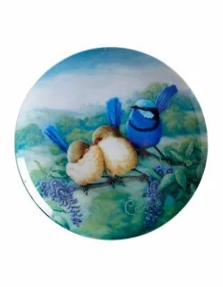 Maxwell & Williams Birds of Australia Katherine Castle 10 Year Anniversary 20cm Splendid Fairy Wren Plate