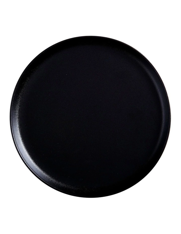 Maxwell & Williams Caviar 28cm High Rim Platter Black 1 Maxwell & Williams Caviar 28cm High Rim Platter Black