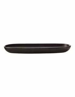 Maxwell & Williams Caviar 30x9cm Oblong Platter Black