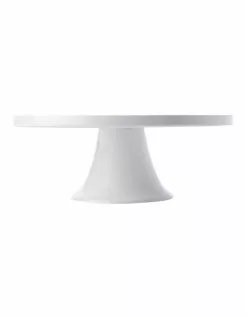 Maxwell & Williams White Basics 30cm Footed Cake Stand Gift Boxed White