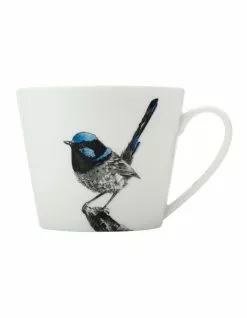 Maxwell & Williams Marini Ferlazzo Fairy-Wren 450ml Mug Gift Box White