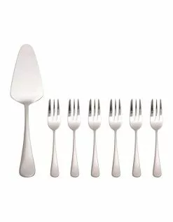 Maxwell & Williams Cosmopolitan 7pc Gift Boxed Cake Server & Fork Set
