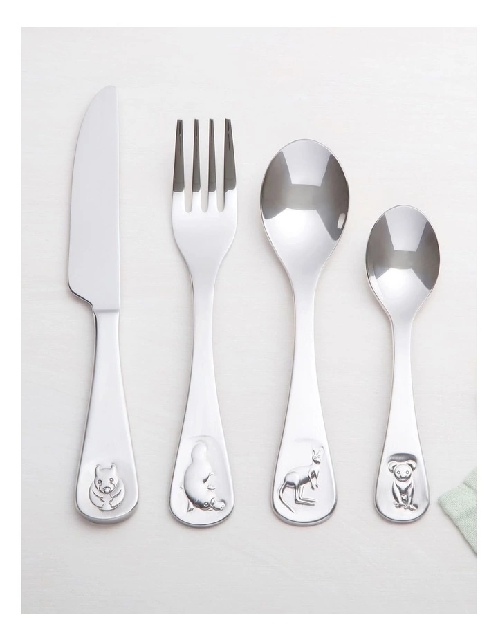 Maxwell & Williams Childrens Koala & Friends 4pc Gift Boxed Cutlery Set 2 Maxwell & Williams Childrens Koala & Friends 4pc Gift Boxed Cutlery Set - Image 2