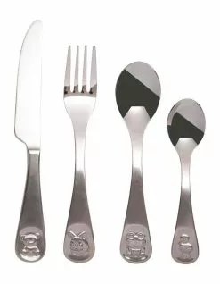 Maxwell & Williams Childrens Frog & Friends 4pc Gift Boxed Cutlery Set
