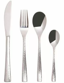 Maxwell & Williams Wayland Hammered 16pc Gift Boxed Cutlery Set