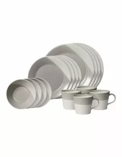 Royal Doulton Bowls of Plenty 16pc Dinner Set Grey