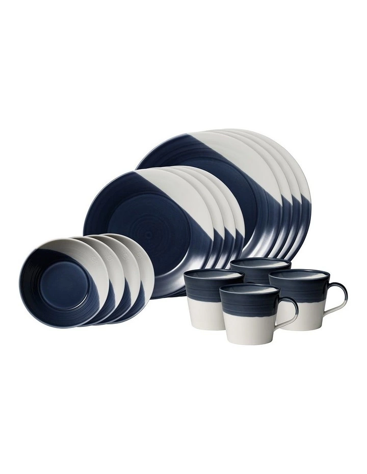 Royal Doulton Bowls of Plenty 16pc Dinner Set Blue 1 Royal Doulton Bowls of Plenty 16pc Dinner Set Blue