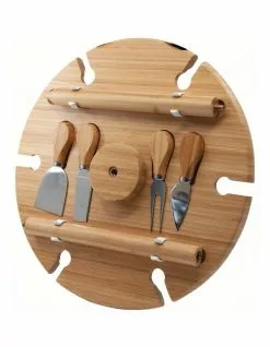 Salt&Pepper Picnic Circular Wine Tray & Cheese Knives 33.5cm 8 Salt&Pepper Picnic Circular Wine Tray & Cheese Knives 33.5cm -Dining Shop 734924620 4 720x928
