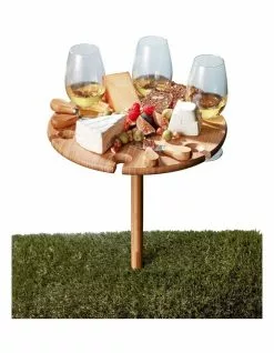Salt&Pepper Picnic Circular Wine Tray & Cheese Knives 33.5cm 9 Salt&Pepper Picnic Circular Wine Tray & Cheese Knives 33.5cm -Dining Shop 734924620 5 720x928