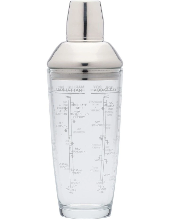 BarCraft 700ml Gift Boxed Cocktail Shaker 1 BarCraft 700ml Gift Boxed Cocktail Shaker