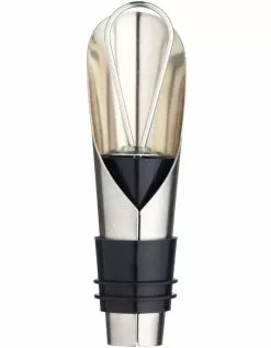 BarCraft Stainless Steel Wine Pourer & Bottle Stopper