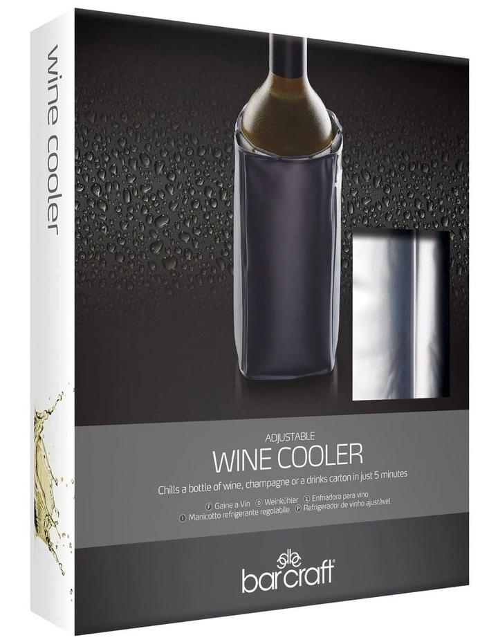 BarCraft Gift Boxed Adjustable Wine Insulated Cooler Sleeve 2 BarCraft Gift Boxed Adjustable Wine Insulated Cooler Sleeve - Image 2