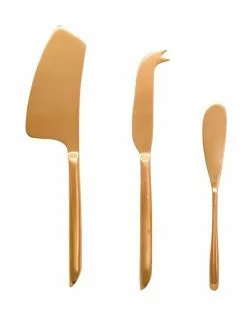 Vue 3pce Cheese Knife Set - Gold