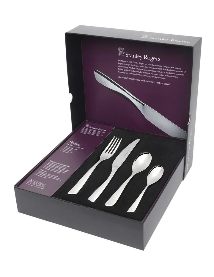 Stanley Rogers Soho 24pc Cutlery Set 4 Stanley Rogers Soho 24pc Cutlery Set - Image 4