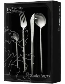 Stanley Rogers Piper Satin 16 Piece Cutlery Set -Dining Shop 743081680 3 720x928