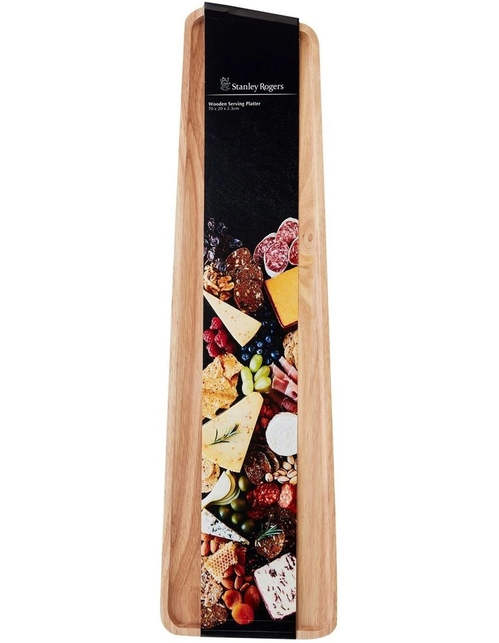 Stanley Rogers Wooden Serving Platter Rectangular Large 4 Stanley Rogers Wooden Serving Platter Rectangular Large - Image 4