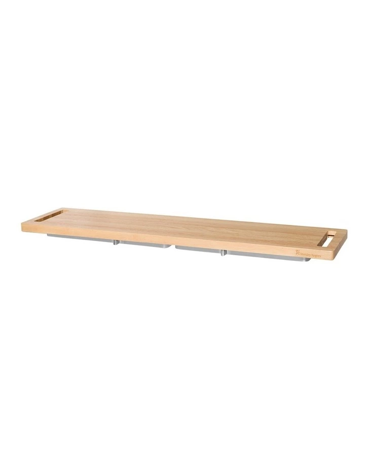 Stanley Rogers 75x20x2cm Multi Height Serving Board Large Natural 3 Stanley Rogers 75x20x2cm Multi Height Serving Board Large Natural - Image 3