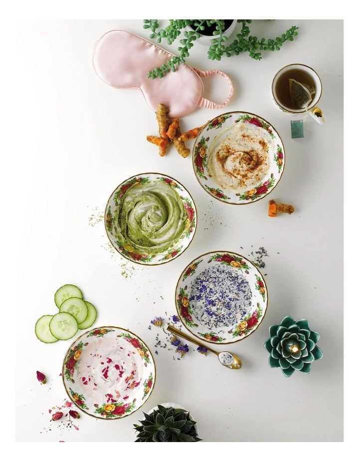 Royal Albert Old Country Roses 16cm Set of 4 Bowls 2 Royal Albert Old Country Roses 16cm Set of 4 Bowls - Image 2